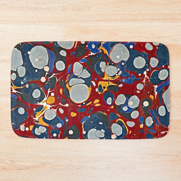 Item preview, Vintage Marbled Decorative Paper: Traditional Bookbinding Endpaper Design designed and sold by PinUpPizzazz.