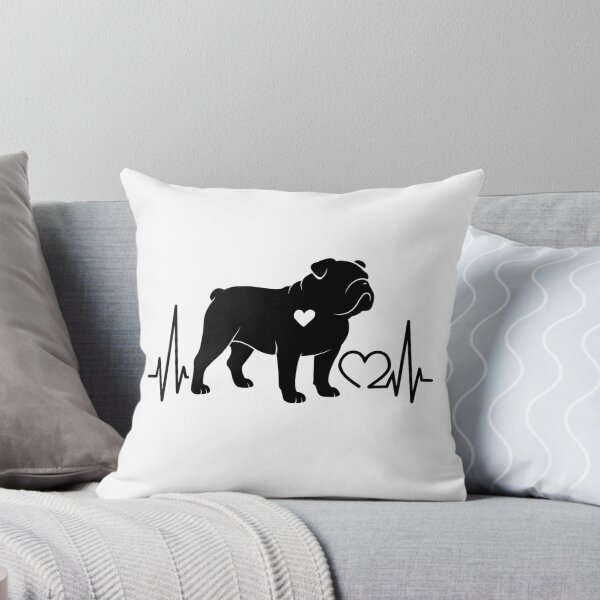 Artikelvorschau, Englische Bulldogge EKG Herzschlaglinie – Für Bulldoggenliebhaber entworfen und verkauft von GoodyPaws.