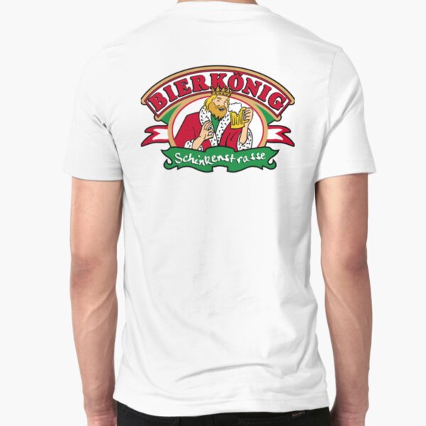 Bierkönig Back Print Slim Fit T-Shirt
