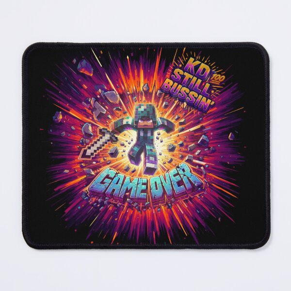 Item preview, Game Over – KD Still Bussin’ Pixel Warrior Gamer T-Shirt designed and sold by Closeddog.