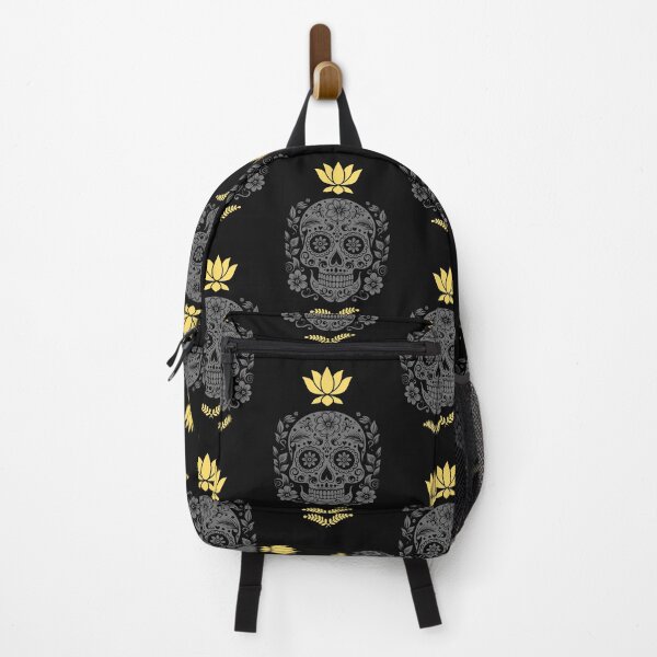 Item preview, Lotus & Laurel Wreath with Sugar Skull Stencil – Bold Logo Template designed and sold by EducaPro.