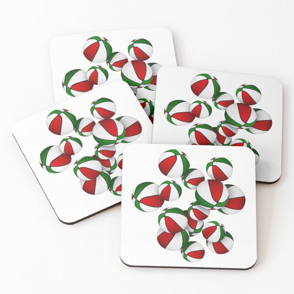Item preview, Red green basketballs pattern designed and sold by katzdzynes.