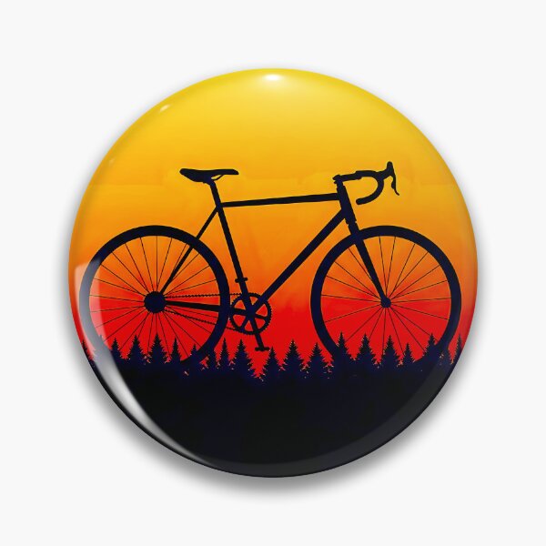 Item preview, Bicycle Silhouette at Sunset in the Forest designed and sold by All-Shopping.