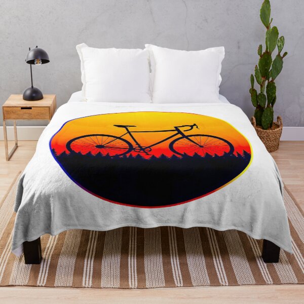 Item preview, Bicycle Silhouette at Sunset in the Forest designed and sold by All-Shopping.