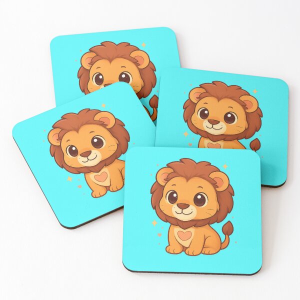 Item preview, Kawaii Baby Lion – chibi mascot designed and sold by Meiersbeste.