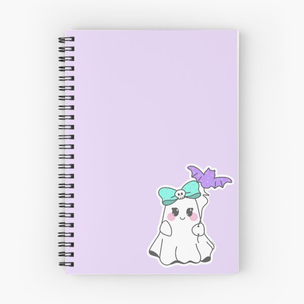 Item preview, Girly Ghost with Bow Holding a Bat Balloon designed and sold by SpunkyDoodles.