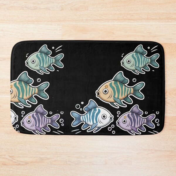 Item preview, Zebrafish - cute ocean fish designed and sold by DamioPolArt.