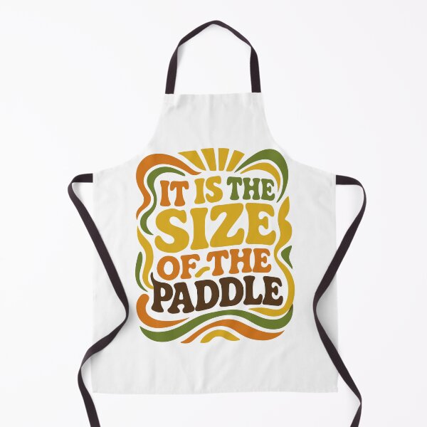 Item preview, It Is the Size of the Paddle – Retro Pickleball, Canoe, and Kayak Sports Design designed and sold by Kathryn Creates.