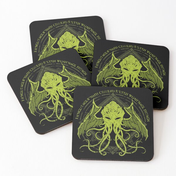 Item preview, Cthulhu - Lovecraft - Distressed chant design v2 designed and sold by zachholmbergart.