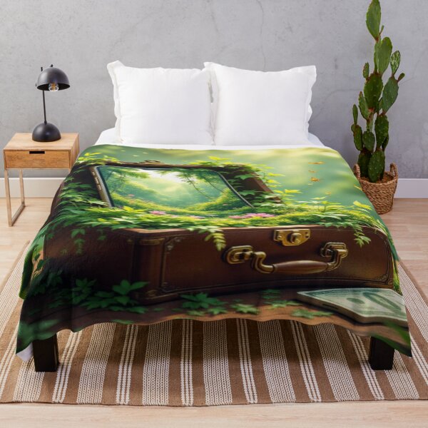 Item preview, Green Portal – Nature meets Tech in a surreal suitcase full of moss, butterflies & vision designed and sold by FotoworldEdel.