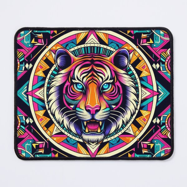 Item preview, Colorful geometric Tiger  designed and sold by Dogandesighn.