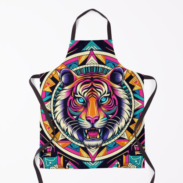 Item preview, Colorful geometric Tiger  designed and sold by Dogandesighn.