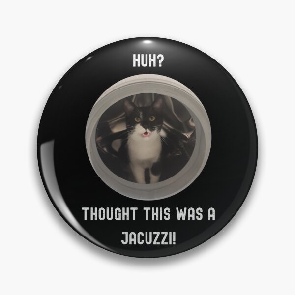Item preview, Huh? Thought This Was a Jacuzzi Funny Gifts for Cat Lovers designed and sold by WearwolfStudio.