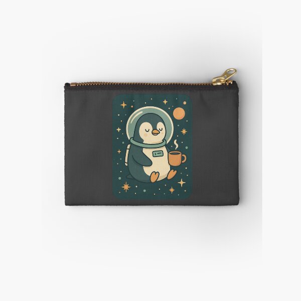 Item preview, Space Penguin Coffee Break designed and sold by Neon Nightmare.
