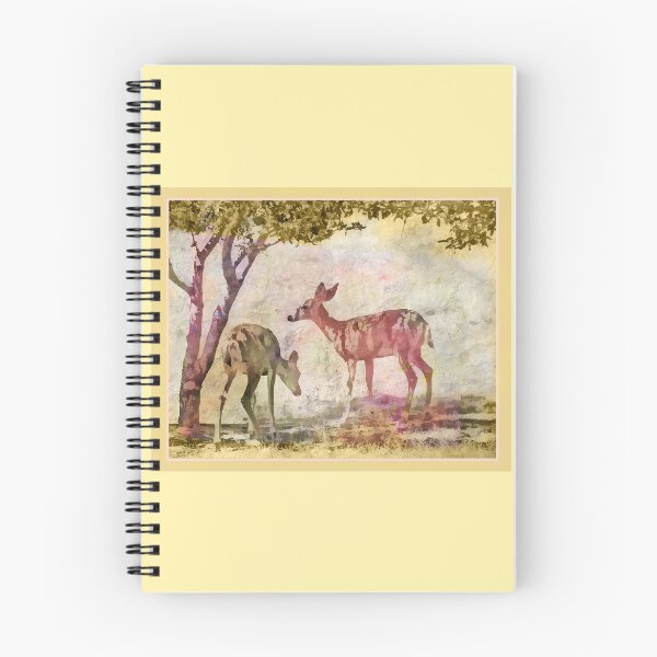 Item preview, Two Deer in Apple Orchard designed and sold by CarolM.