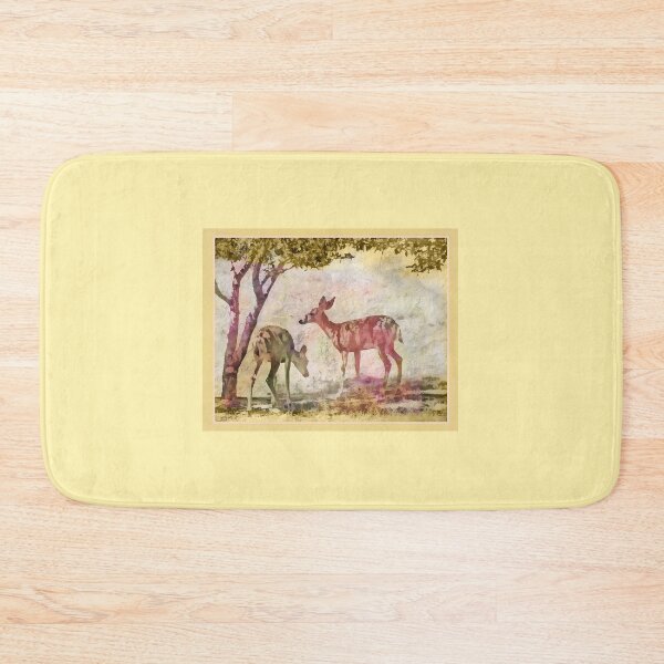 Item preview, Two Deer in Apple Orchard designed and sold by CarolM.