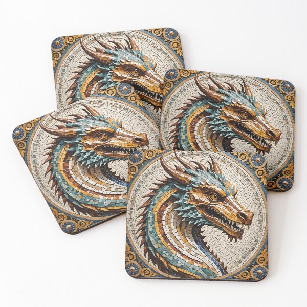 Item preview, Mosaic Dragon designed and sold by ChanceTwoArt.