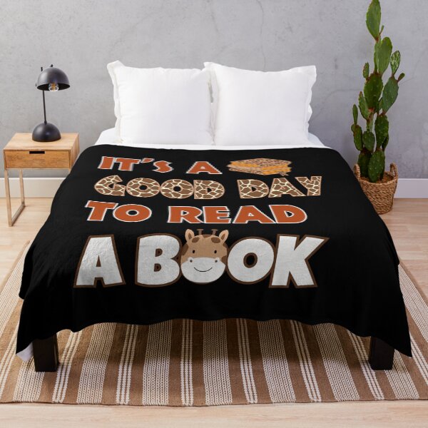 Item preview, It’s a Good Day to Read a Book T-Shirt – Cute Giraffe and Animal Print Reading Shirt for Teachers, Kids, and Book Lovers designed and sold by Sasikharn.