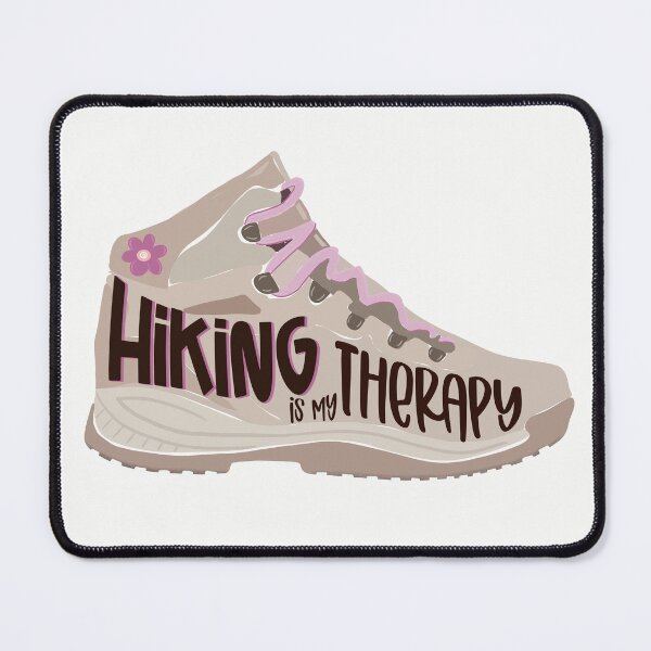 Item preview, Hiking is my Therapy designed and sold by Willow & Grace Designs.