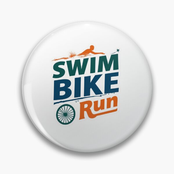 Item preview, SWIM, BIKE, RUN – Bold Minimalist Triathlon Design designed and sold by Triathlongram.