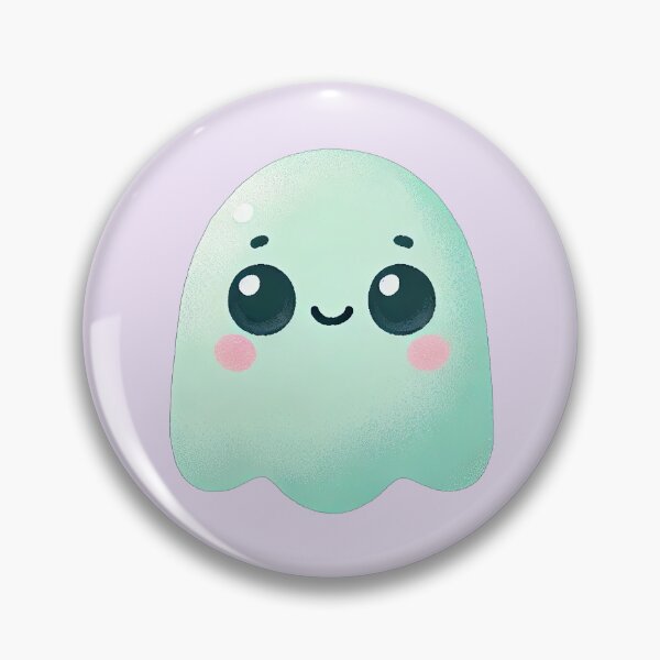 Item preview, Kawaii mint ghost  designed and sold by FatBirdie.
