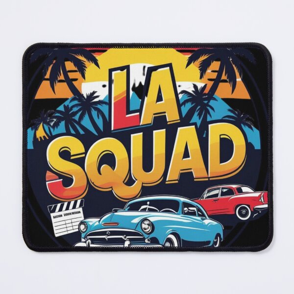 Item preview, LA SQUAD Retro California Classic Cars designed and sold by AlistWayDesign.
