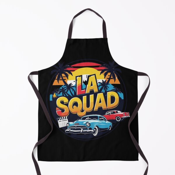 Item preview, LA SQUAD Retro California Classic Cars designed and sold by AlistWayDesign.
