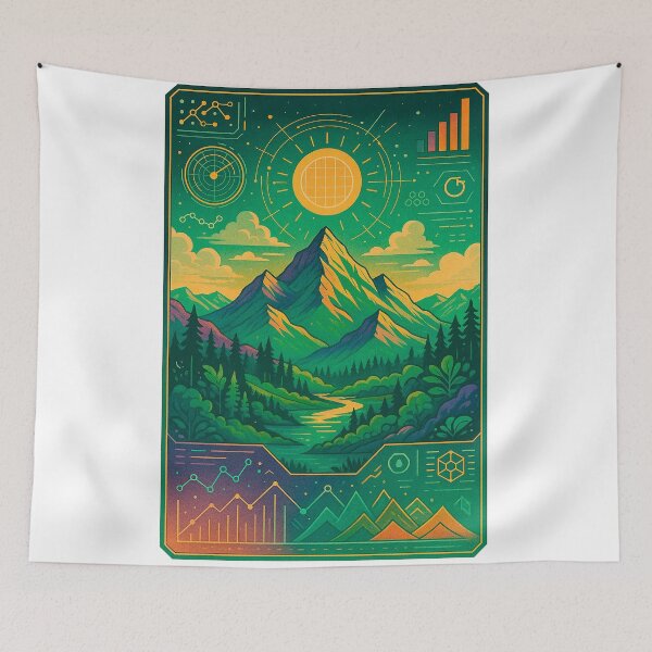 Item preview, Solarpunk City Glow – Retro-Futuristic Urban Paradise designed and sold by Qopta.