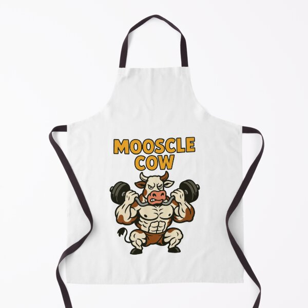 Item preview, Mooscle Cow – Buff Cow Barbell Lifting Funny Gym Artwork designed and sold by Enea Kelo.