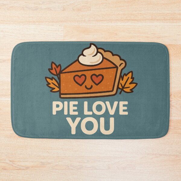 Item preview, Pie Love You – Cute Pumpkin Pie Slice with Heart Eyes designed and sold by BloomKind.