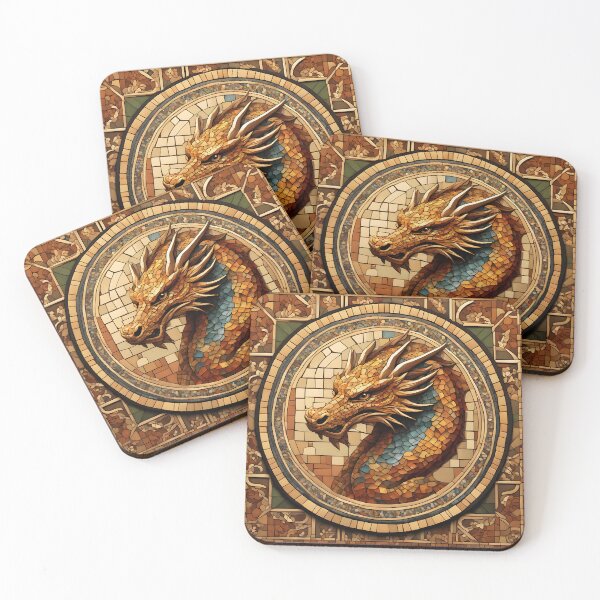 Item preview, Mosaic Dragon designed and sold by ChanceTwoArt.
