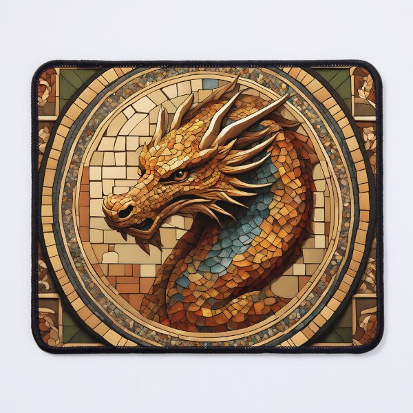 Item preview, Mosaic Dragon designed and sold by ChanceTwoArt.