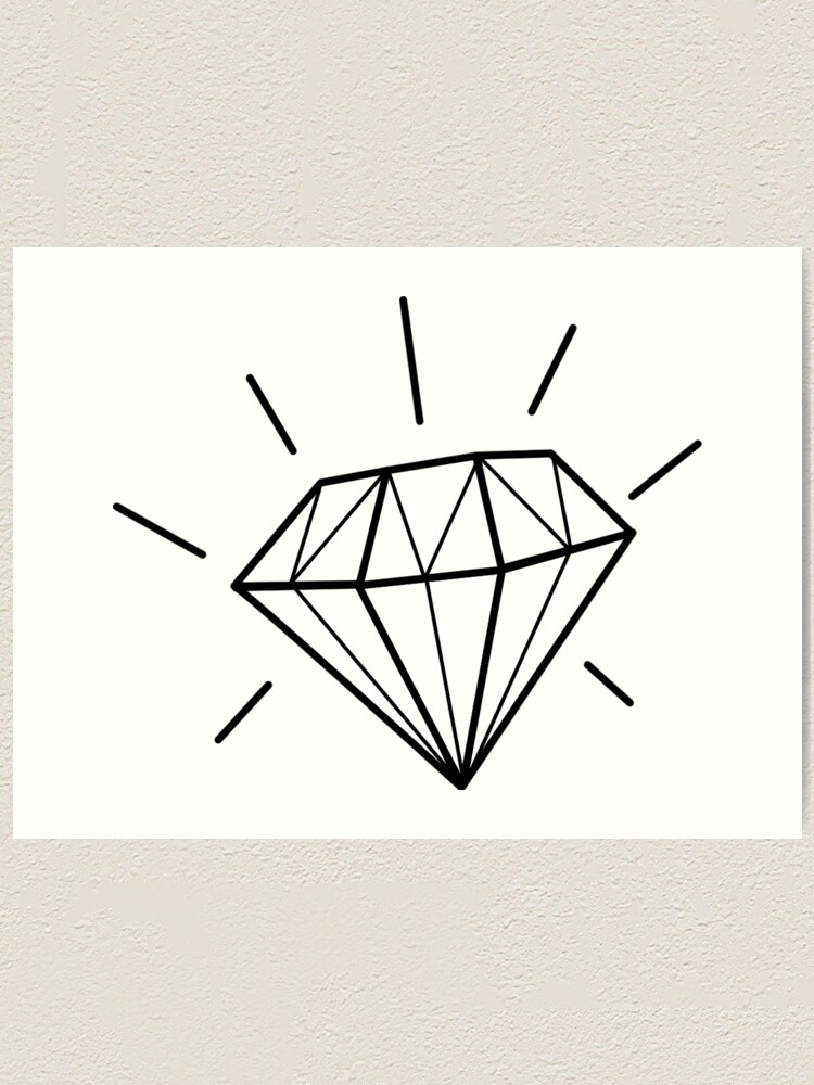 Cool Diamond Tattoo – Tattoo for a week