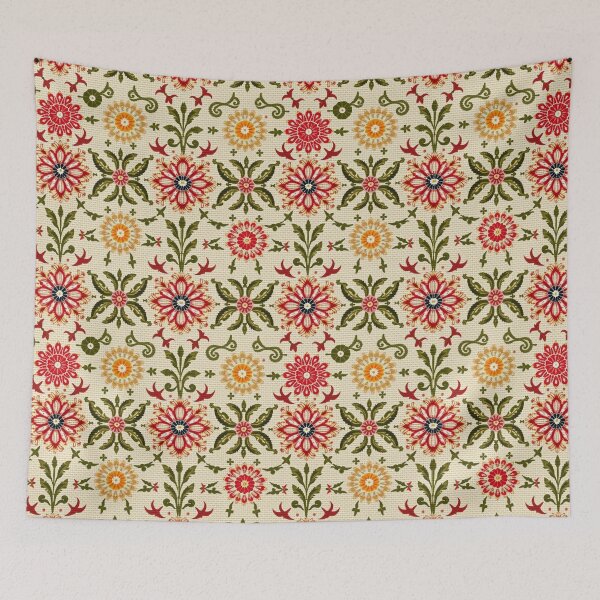 Item preview, Intricate Floral Scrollwork Embroidery Pattern & ethnic Slavic traditional decor  designed and sold by TheGaliyaStudio.