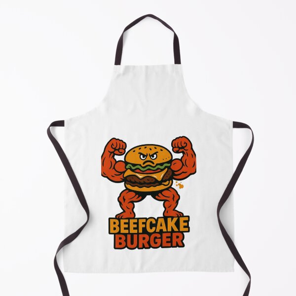 Item preview, Beefcake Burger – Buff Burger Funny Gym Food Lifting Artwork designed and sold by Enea Kelo.
