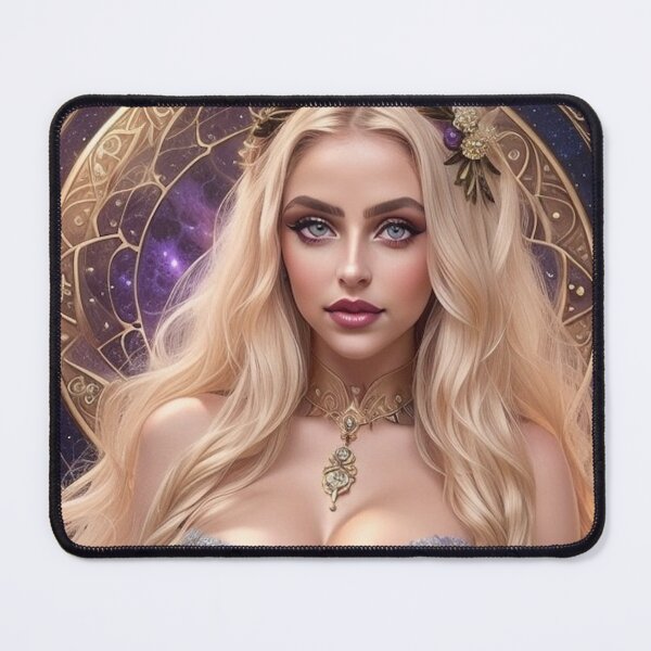 Item preview, Pisces Moon Goddess – Zodiac Water Sign Celestial Art designed and sold by MissSaylor.