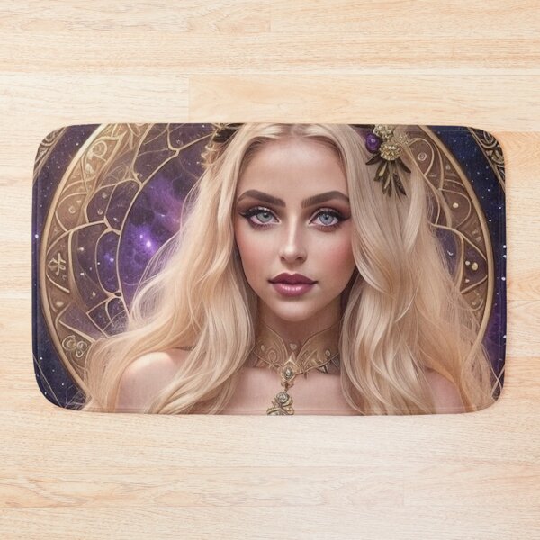 Item preview, Pisces Moon Goddess – Zodiac Water Sign Celestial Art designed and sold by MissSaylor.