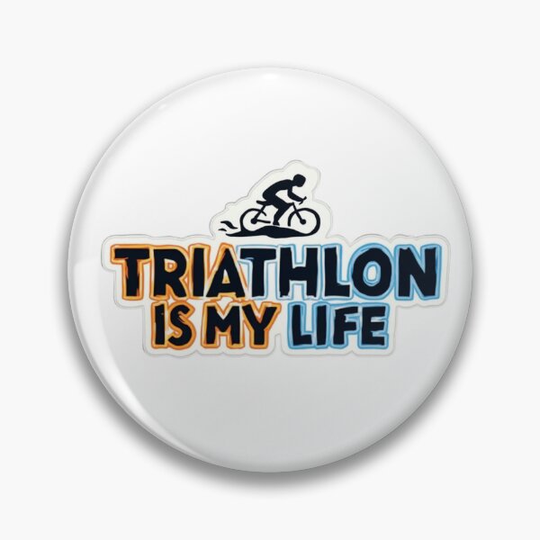 Item preview, Triathlon Is My Life – Bold Endurance Sports Design designed and sold by Triathlongram.