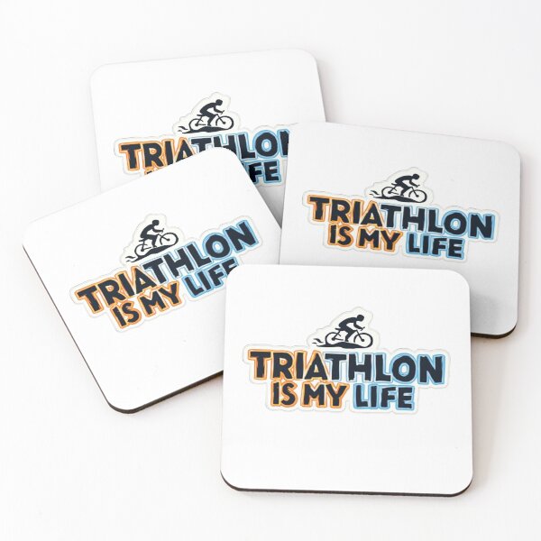 Item preview, Triathlon Is My Life – Bold Endurance Sports Design designed and sold by Triathlongram.