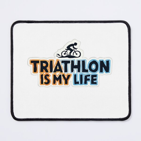Item preview, Triathlon Is My Life – Bold Endurance Sports Design designed and sold by Triathlongram.