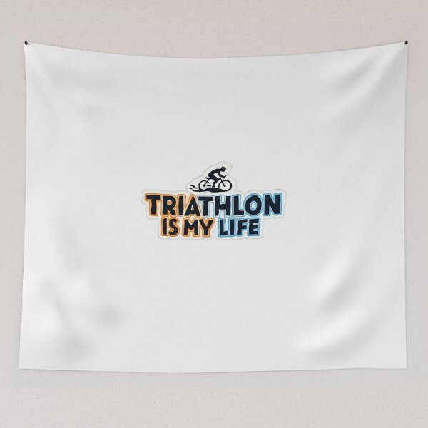 Item preview, Triathlon Is My Life – Bold Endurance Sports Design designed and sold by Triathlongram.