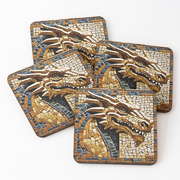 Item preview, Mosaic Dragon designed and sold by ChanceTwoArt.
