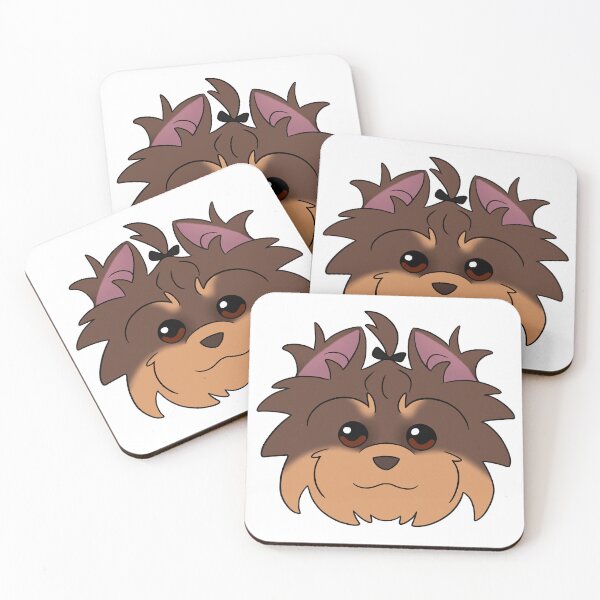 Item preview, Dark Brown Yorkie Light Brown Snout Brows designed and sold by OliRoseArt.
