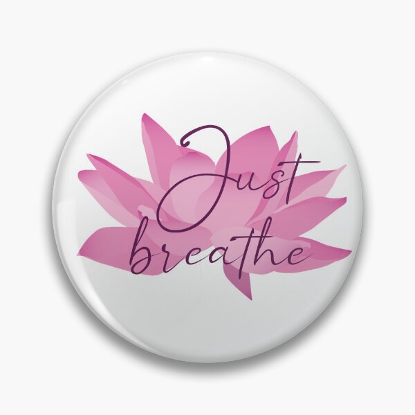 Item preview, Just Breathe Pink designed and sold by RavnbakkeArt.