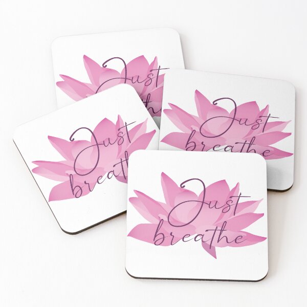 Item preview, Just Breathe Pink designed and sold by RavnbakkeArt.