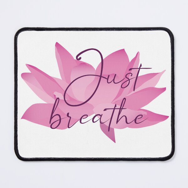 Item preview, Just Breathe Pink designed and sold by RavnbakkeArt.