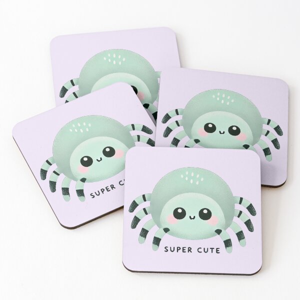 Item preview, Kawaii mint spider designed and sold by FatBirdie.