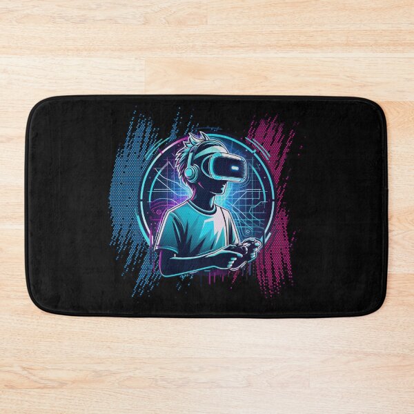 Item preview, VR Gamer – Virtual Reality Cyberpunk Neon T-Shirt designed and sold by Closeddog.