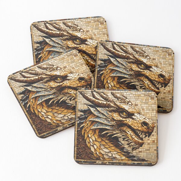 Item preview, Mosaic Dragon designed and sold by ChanceTwoArt.