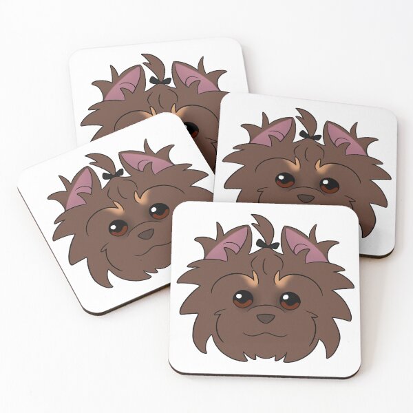 Item preview, Dark Brown Yorkie Light Brown Brows  designed and sold by OliRoseArt.
